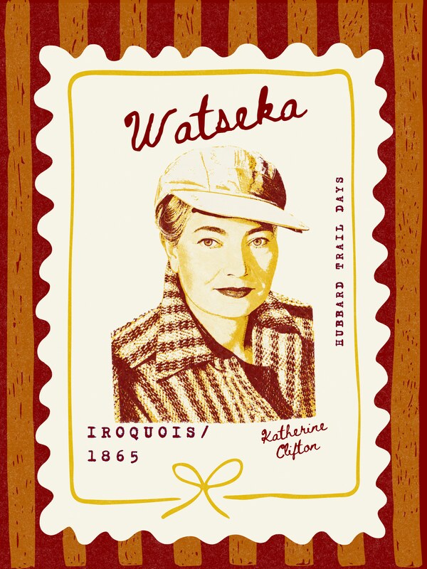 Katherine Clifton collectible stamp